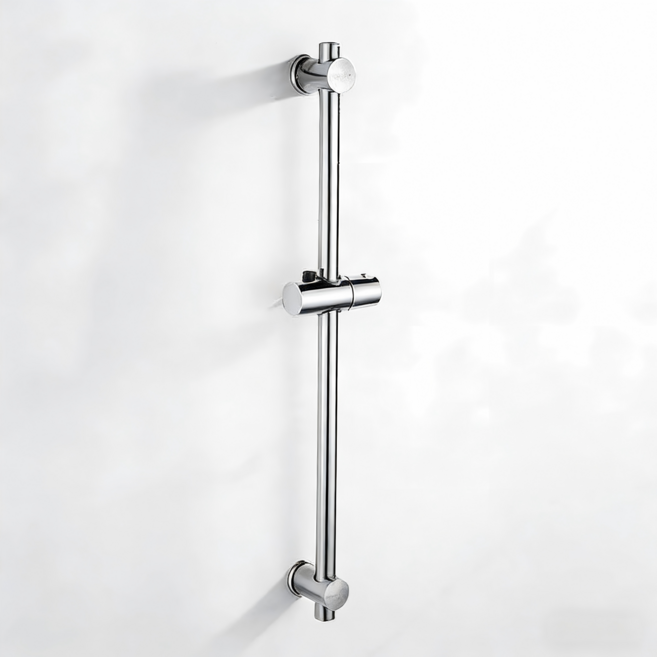 샤워 헤드 봉 스테인리스 욕실 슬라이드바, 은색