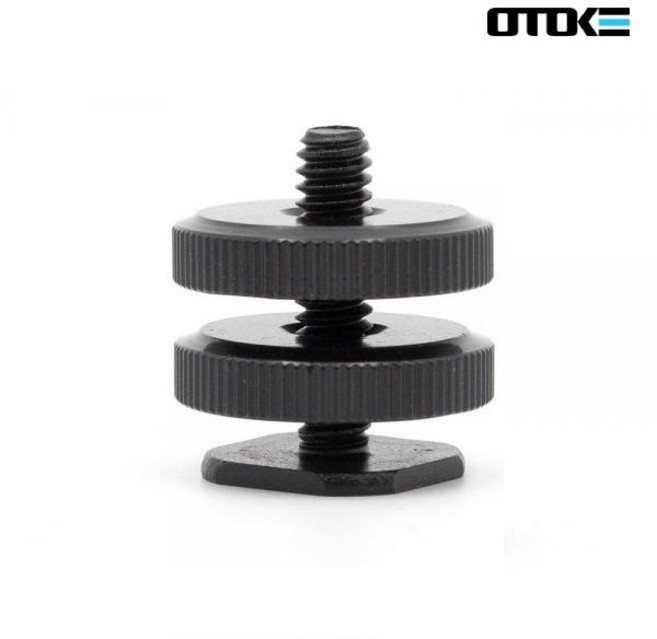 (오토케) 핫슈 to 1/4 변환 어댑터(더블 너트), 1개