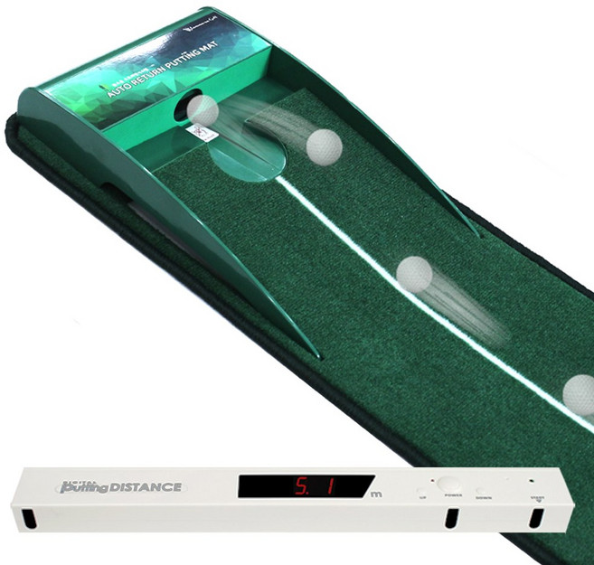 위너스골프 퍼팅매트 오토리턴 퍼팅연습기, 1개