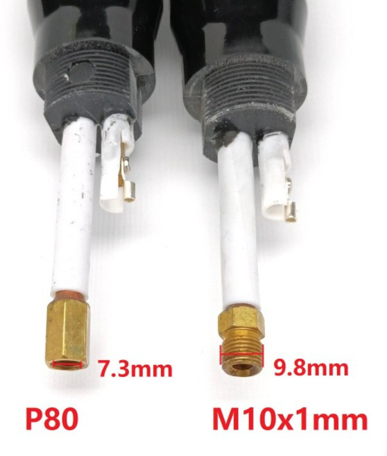 (에서 선박 us) YGX 100 Yikuai CNC 플라즈마 토치 헤드 실드 전극 노즐 팁 없음 P80 M10, 01 P80, 1개
