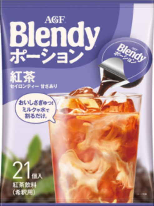 AGF 블렌디 포션 농축티 홍차 21개, 단품, 21개입, 1개