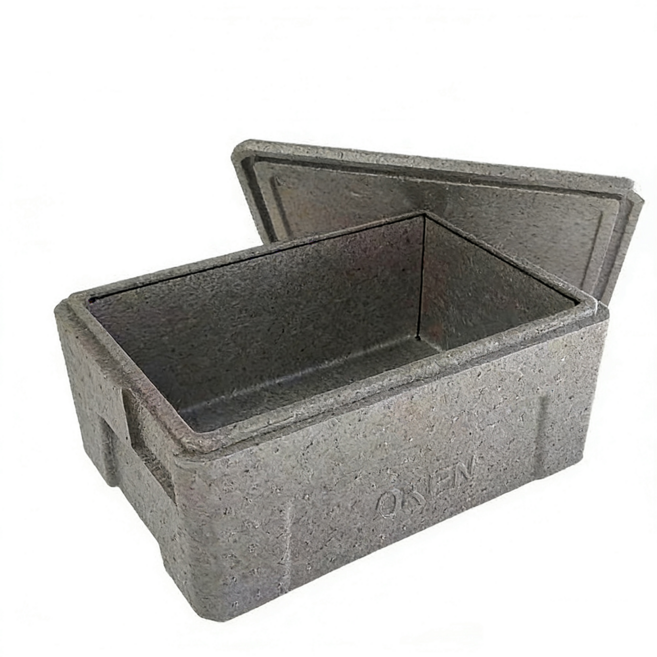 環保EPP保麗龍可折疊保溫箱 40升大容量收納野餐露營外賣食品恆溫箱, 12L, 不可折疊41長*27寬*18.5cm高