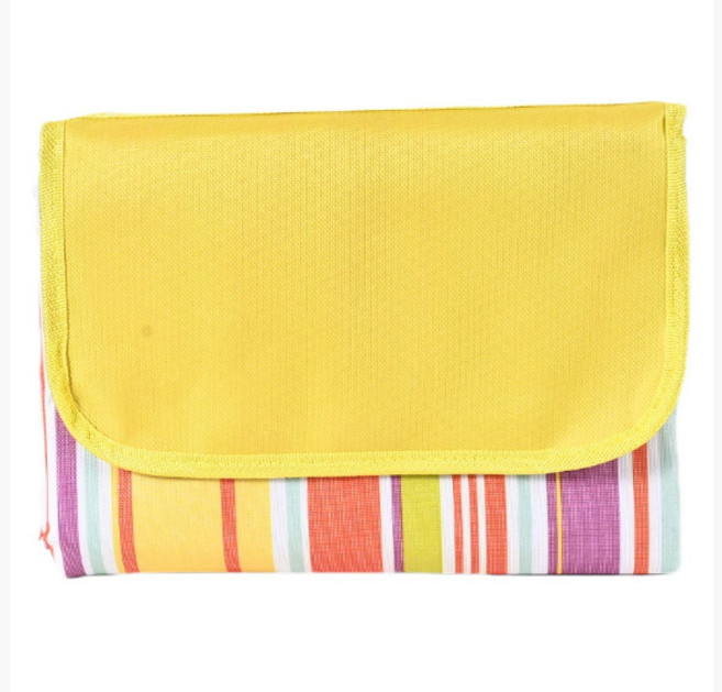 防潮野餐墊 戶外用品, 黃條