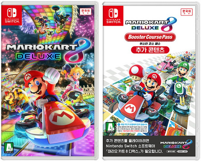 닌텐도 스위치 마리오 카트 8 디럭스+부스터 코스 패스 SET, + 온라인 3개월