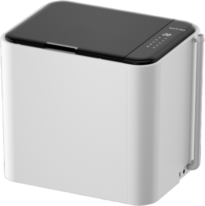 하이브워시 스마트 신발 세탁기 올인원 미니세탁기 소형 운동화 세척기 자동 솔질 헹굼 건조, MD25-01RQ 기본 반자동