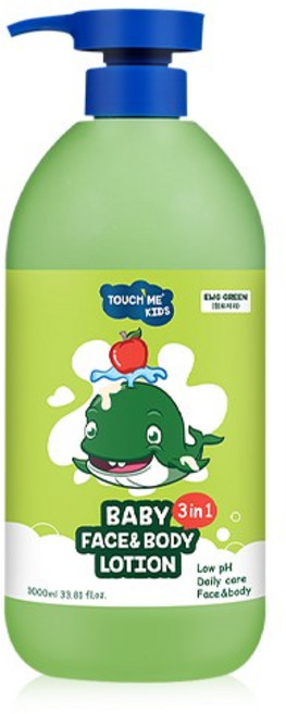 터치미 키즈 베이비 3in1 올인원 페이스 앤 바디로션 대용량, 1L, 1개
