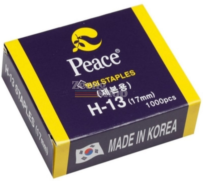 루움 스테플러침 17mm 1000pcs 피스코리아스테플러침h-13호17mm