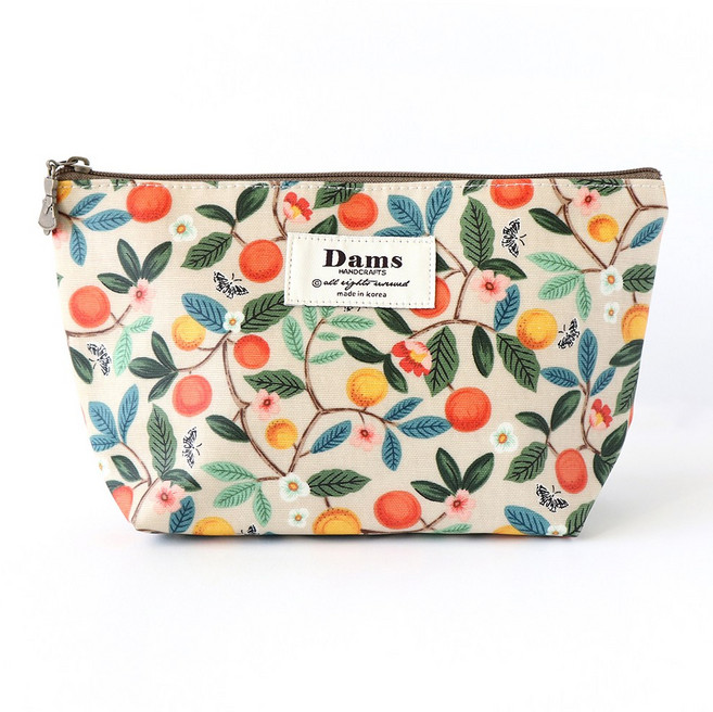 미모양 여성 예쁜 패턴 방수 원단 화장품 파우치