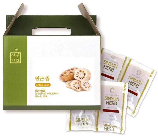 국산 연근즙트렌디 110mlx30포, 1개, 110ml, 모으다