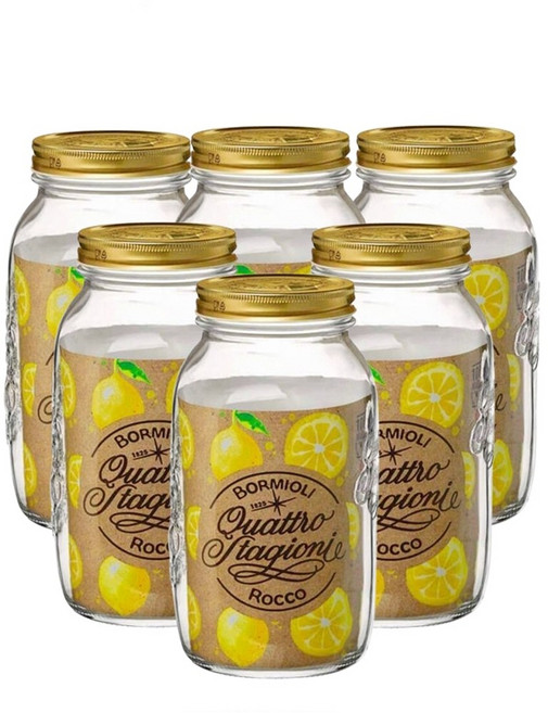 보르미올리 콰트로 밀폐유리병 1500ml 6개