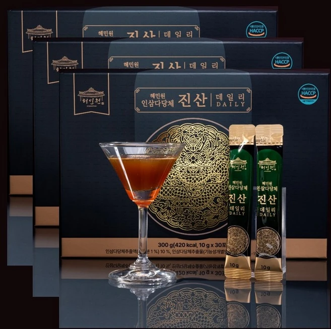 혜민원 인삼다당체 진산 데일리 스틱 TV방영 3개월분 사포닌 진세노사이드, 90개, 10g - 쿠팡