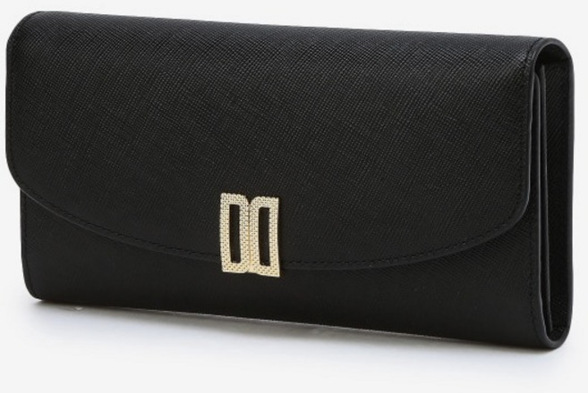 닥스 블랙 DD로고 소가죽 직장인 회사원 선물 여성장지갑