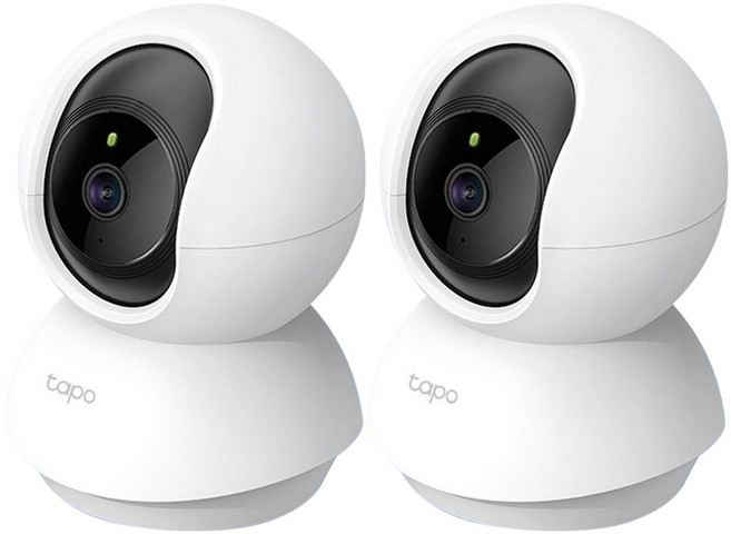 타포 360도 회전형 2K 고화질 스마트 WiFi 홈 카메라 실내용, Tapo C210P2, 2개