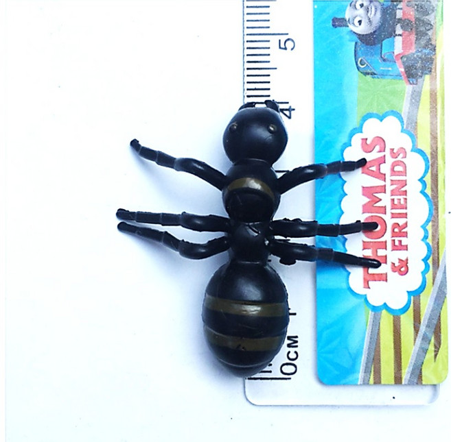 진짜 아님 4cm 왕개미 모형 미니어처 피규어 장식 가짜 인조 깜짝 벌레 앤트 모형, 1개