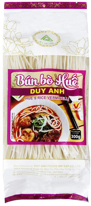 [J&J] 베트남 분보훼 라이스 버미셀리 건면 Bun Bo Hue Rice vermicelli, 300g, 1개
