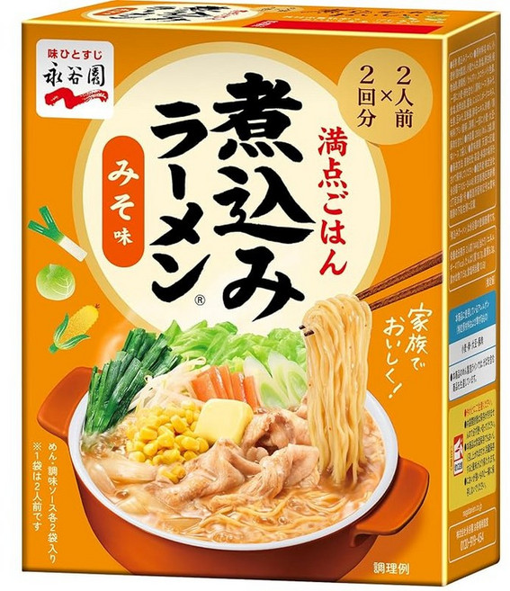 나가야엔 삶은라면 미소미 288g ×4개, 1개, 1g