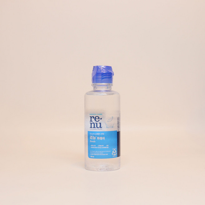 리뉴 후레쉬 렌즈 세정액, 120ml, 1개