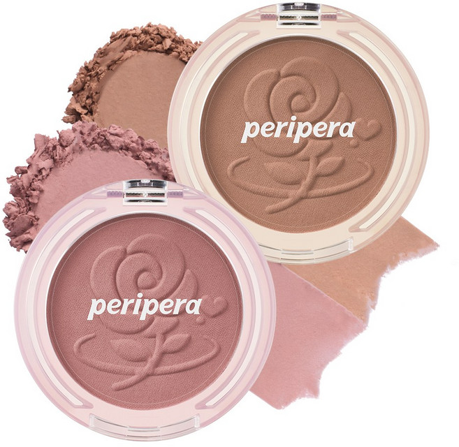 [1+1] 페리페라 맑게 물든 선샤인 치크, 029 모브낭낭해, 031 라떼달달해