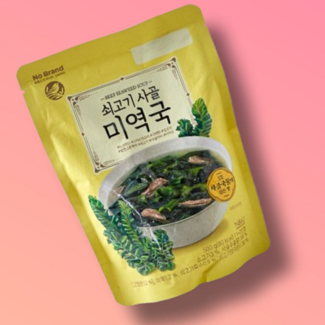 노브랜드 쇠고기 사골 미역국, 500g, 2개