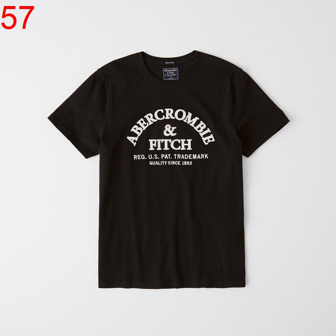Abercrombie & Fitch AF 01【西寧鹿】男士短袖T恤 舒適透氣 展現個性時尚, 編號57 XS, 編號57 XS