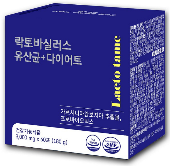 한국바이오팜 락토바실러스 유산균다이어트, 180g, 8개