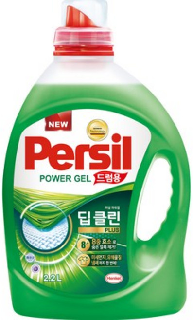 퍼실 딥클린 플러스 파워젤 드럼용, 3L, 6개