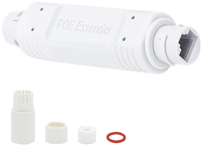 10/100Mbps 500m 확장 POE Extender RJ45 이더넷 POE 중계기POE 증폭기, 1개