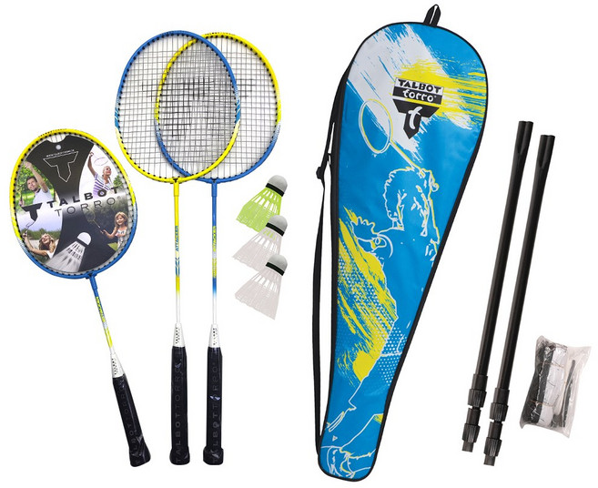 타토 Attacker Family 배드민턴 3인 가족 풀세트 (라켓2 미니라켓1 셔틀콕3 가방1 네트설치세트), 1개