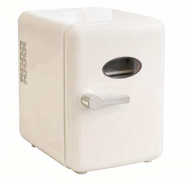 화장품냉장고 USB 가정용 냉열 겸용 4L 휴대용 미니 냉장고, 화이트