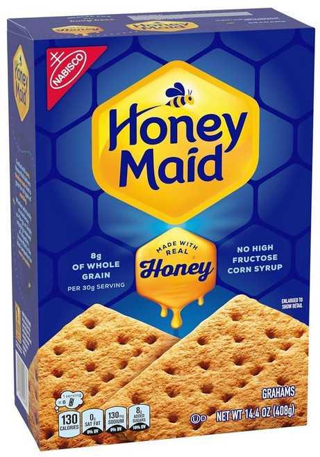 나비스코 허니 메이드 그레이엄 크래커 무액상과당 홀 그레인, 1개, 408.2g