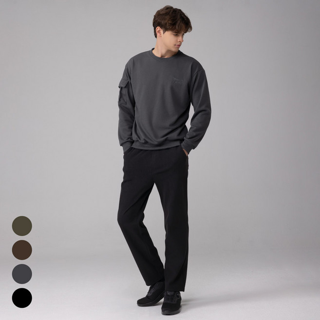 에버라스트 남자 코듀로이 팬츠 밴딩 골덴바지