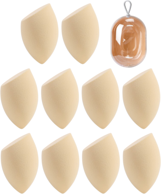 라라민 쫀쫀한 물방울 퍼프 파운데이션 똥퍼프, 1세트, 스킨