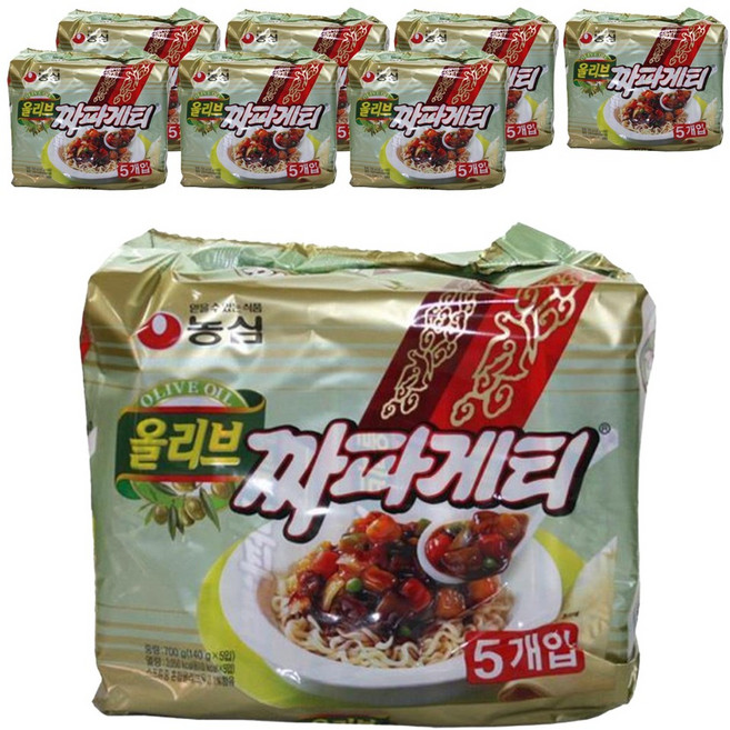 농심 가공식품 농심 짜파게티(멀티팩)140gX40개(1박스) 식품 가공식품 라면 봉지라면 짜파게티 농심라면