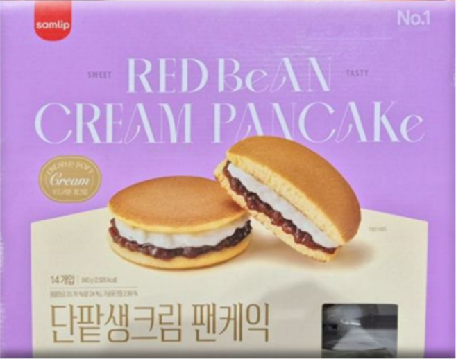 삼립 단팥 생크림팬케익 (60g x 14개)