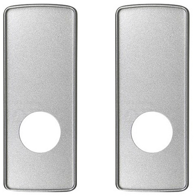 미니주키 무타공 도어락 보강판 소, 1세트, 미니주키보강판실버