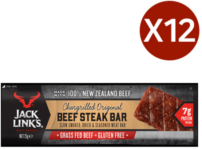 잭링크스 오리지날 차그릴 스테이크 바 육포 25gX12개, 25g
