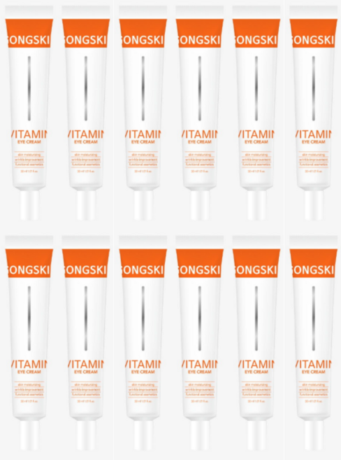 [묶음 특가] 공스킨 비타민 아이크림, 12개, 30ml