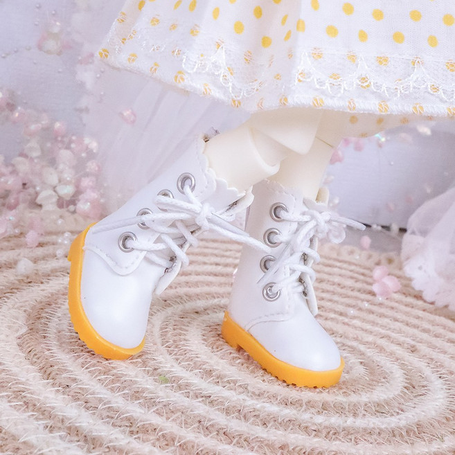 구체관절인형 신발 부츠 화이트 26cm USD 도리스돌30, 1개