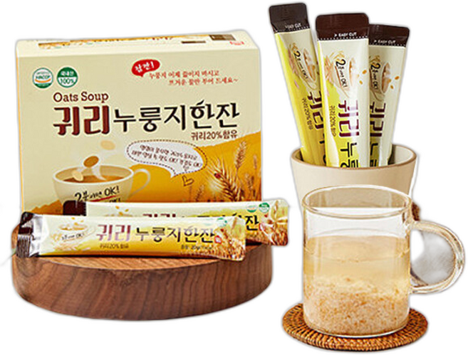 쌍지뜰 귀리누룽지한잔 (x) ~간편하게, 20g, 1개