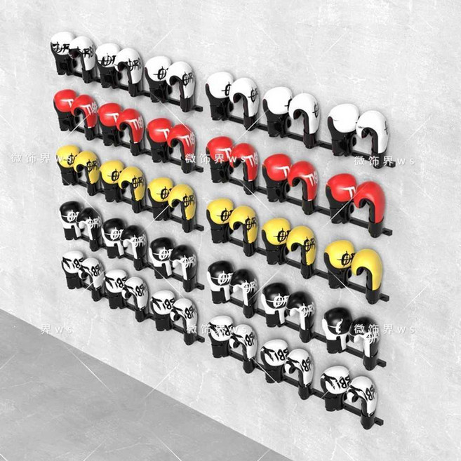 글러브 정리대 벽걸이 복싱 체육관 미트 수납 진열대, 1개, 66cm