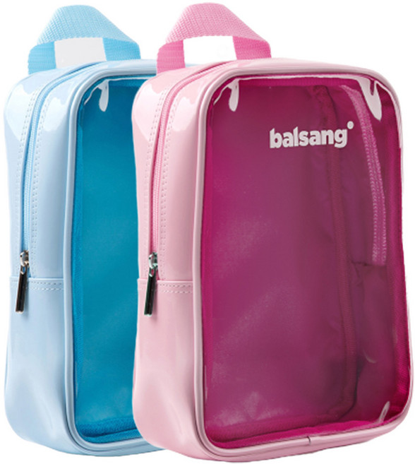 발상 어린이 아동 킥보드가방 스카이+핑크 세트