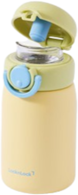 락앤락 스쿨핏 스위치캡 미니텀블러 LHC3386YGRN, 옐로우그린, 270ml, 1개