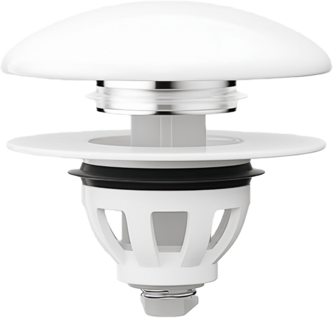 Miri&Ju 새라믹 원터치 팝업 만능 세면대마개, 1개