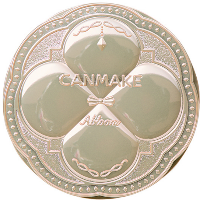 CANMAKE 透亮美肌蜜粉餅, 原版金盒 Abloom 01, 1個