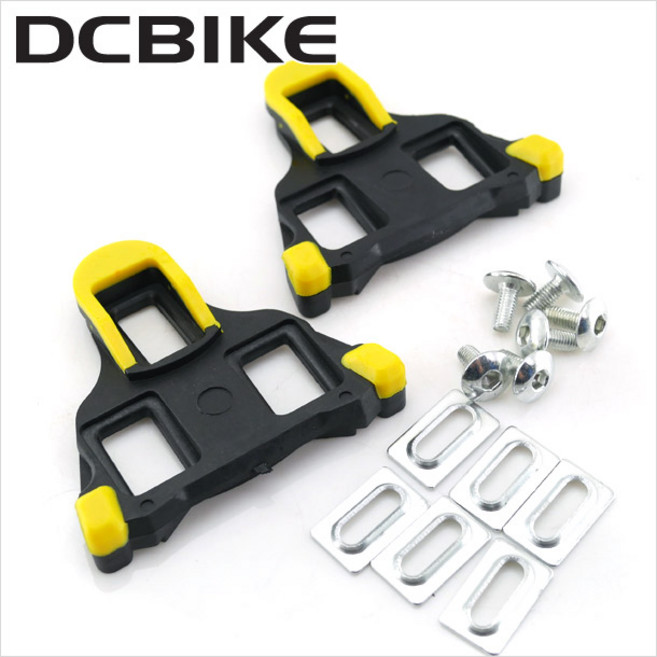 시마노호환 로드클릿 / 스플리트 로드자전거 슈즈용 패달 클릿 [좌우한조] 초보자용, 노랑[좌우], 1세트