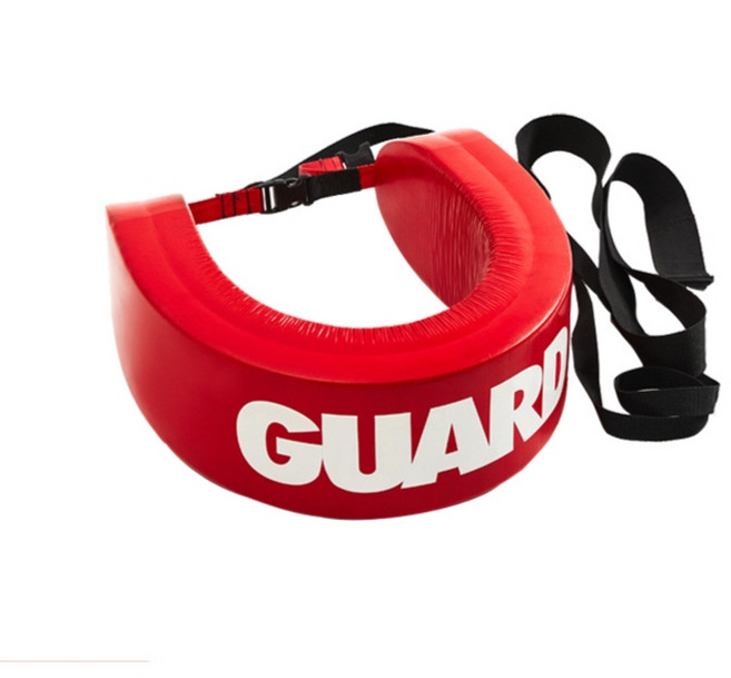 라이프가드 튜브 수상 레스큐 부표 수영장용 워터파크용 빠지용 장비, NBR 레드 98cm 1-2인용