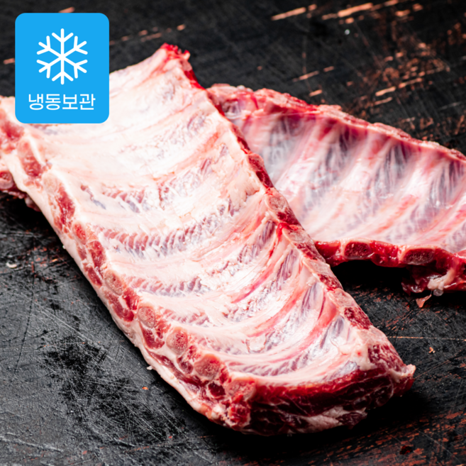 [바른밥상] 돼지 쪽갈비 등갈비 바베큐용 부드러운 찜갈비, 1개, 5kg