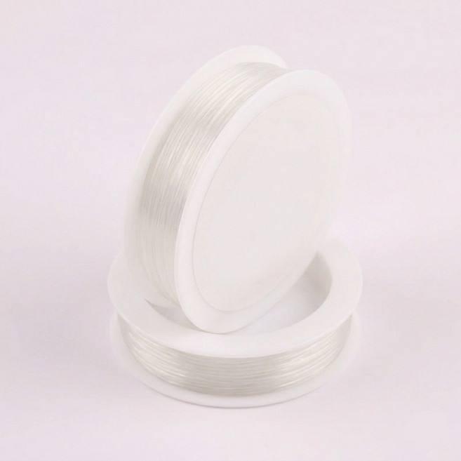 비즈 공예 DIY 와이어 만들기 제작 재료 철사 0.25mm 1.0mm 실버2롤 1세트 0.8mm 우레탄2롤 1세트, 1개