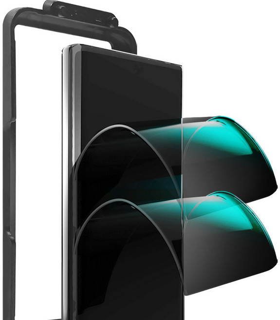 렉스 안깨지는필름 쉴드플렉스 갤럭시 180도 사생활보호필름, 2개