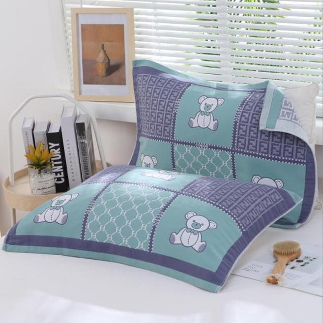 두툼한 베겟잎 베개피 베개 타월 덮개 커버, 페이즐리 레드, 1개